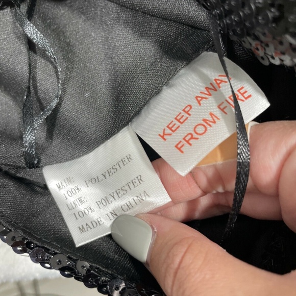 #41 ✨ NWT LF Call me Eden Party Black Sequin Mini Skirt - Picture 8 of 11